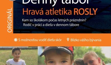 Denný tábor hravá atletika ROSLY v Rači