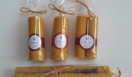 Točené medové sviečky - ONLINE Kurz výroby sviečok z medzistienok