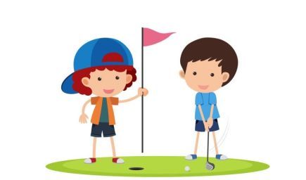 Letný denný golfový tábor pre deti na ihrisku ...