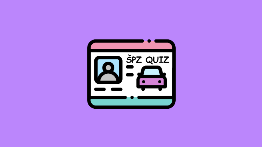 Nová náučná aplikácia pre deti ŠPZ Quiz