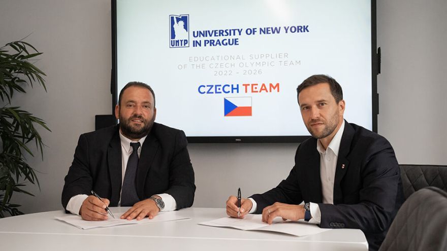Sotiris Foutsis, generálny manažér UNYP a Petr Graclík