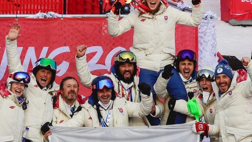 etra Vlhová získala zlatú medialu v slalome na zimných olympijských hrách v Pekingu.