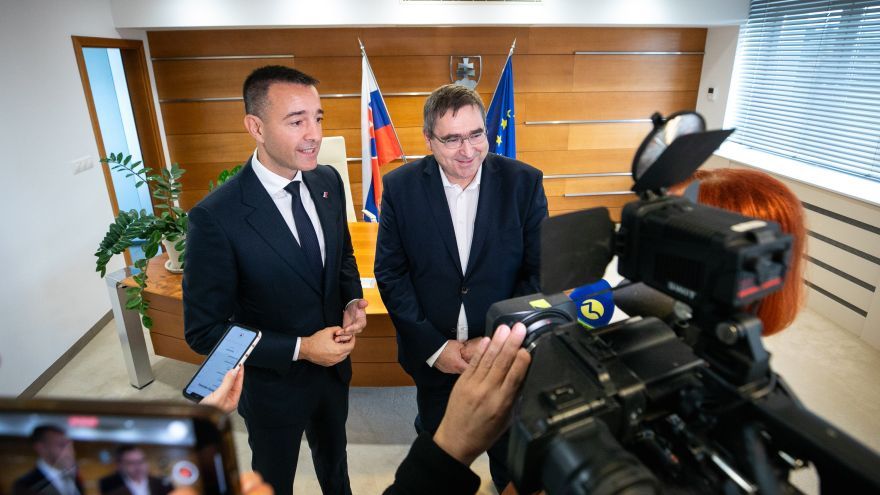 Zľava: Tomáš Drucker a Daniel Bútora