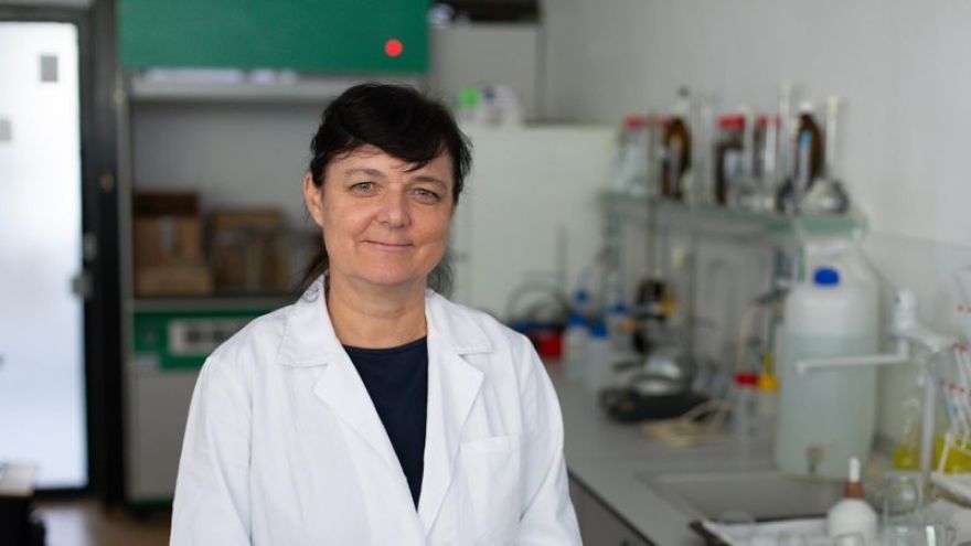  Jana Chrappová  z Prírodovedeckej fakulty Univerzity Komenského (UK) v Bratislave