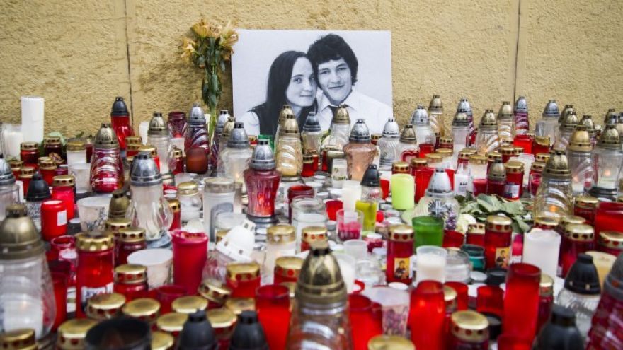 Zavraždený novinár Ján Kuciak a jeho priateľka Martina Kušnírová