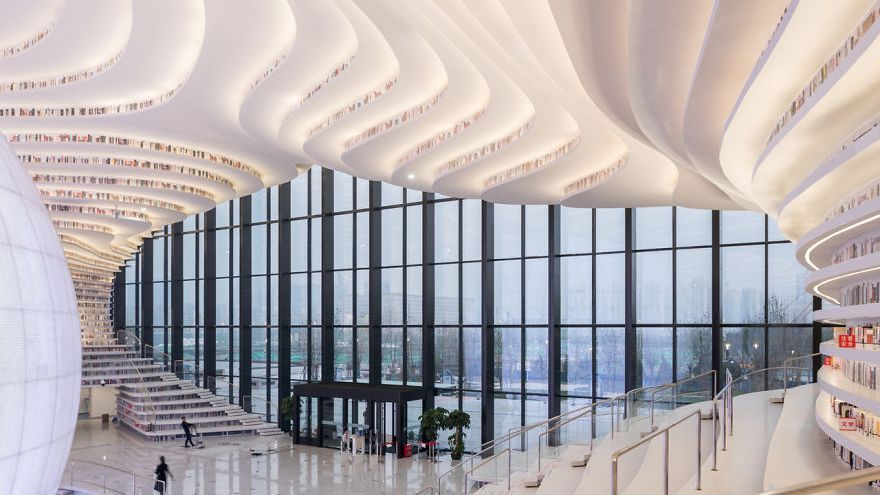 Architektonický skvost, ktorým sa môže pýšiť čínske mesto Binhai.