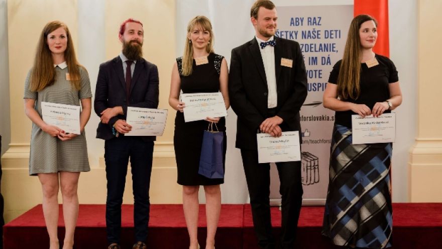 Slávnostný ceremoniál Teach for Slovakia