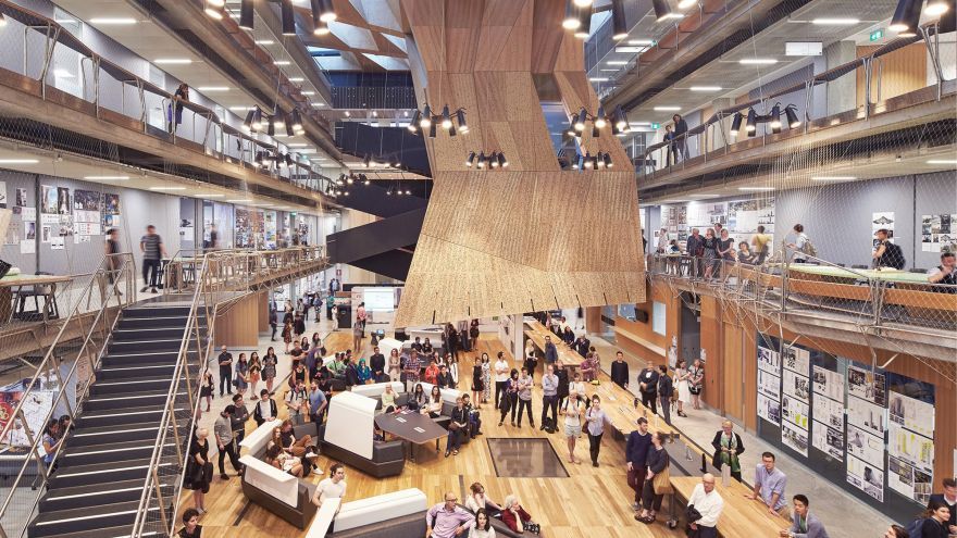 Škola dizajnu na Univerzite v austrálskom Melbourne vám svojim dizajnom vyrazí dych. 