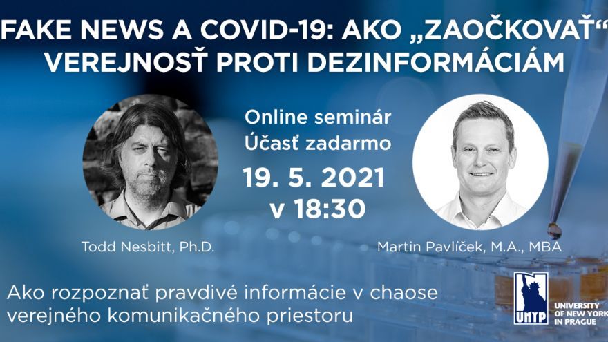 Fake News a Covid-19: Ako “naočkovať” verejnosť proti dezinformáciám