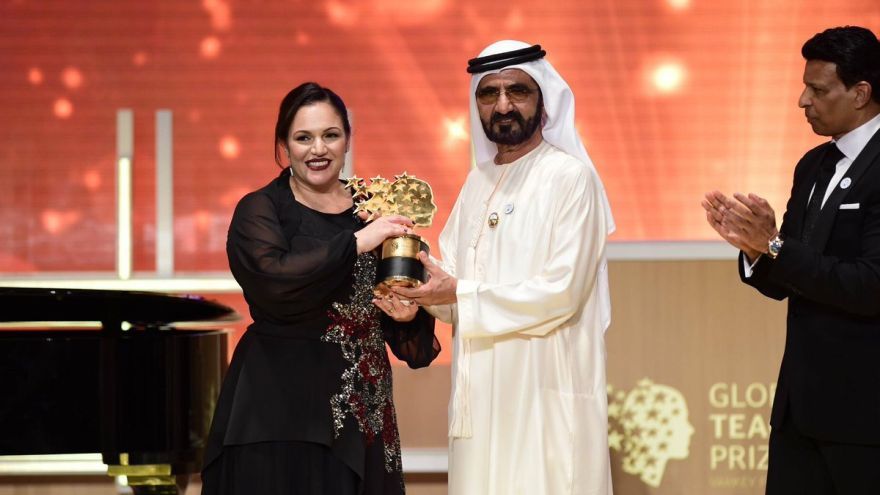 Víťazka Global Teacher Prize 2018 Andria Zafirakou