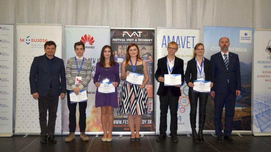 Počas Týždňa vedy a techniky ocenili mladých vedco (cena ministra skolstva EUCYS)