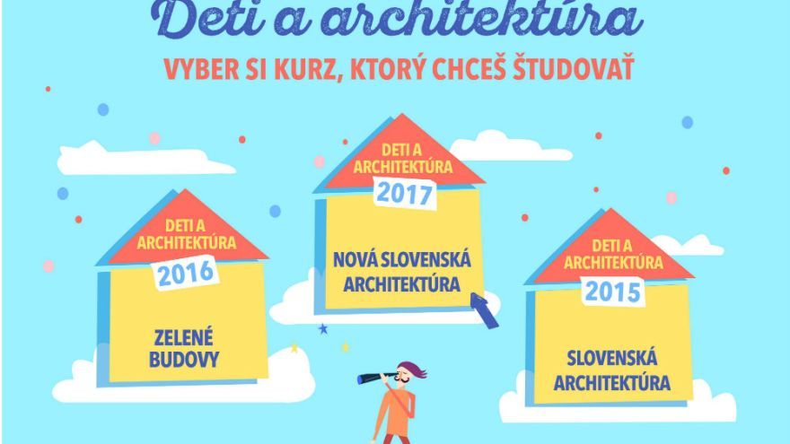 Aj tento rok sa môžete zapojiť do projektu Deti a architektúra. Ambíciou projektu je budovať už u detí vzťah k architektúre, k obytnému a životnému prostrediu, k udržateľnej a zelenej výstavbe. 