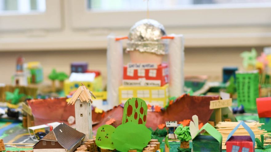 Projekt Misia modrá planéta a ekologickejší svet v podaní žiakov ZŠ Benkova v Nitre / Foto: Zuzana Gránska