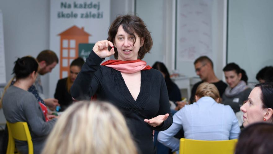Workshop na tému Zážitková pedagogika realizovaný pre učiteľov v rámci programu Na každej škole záleží