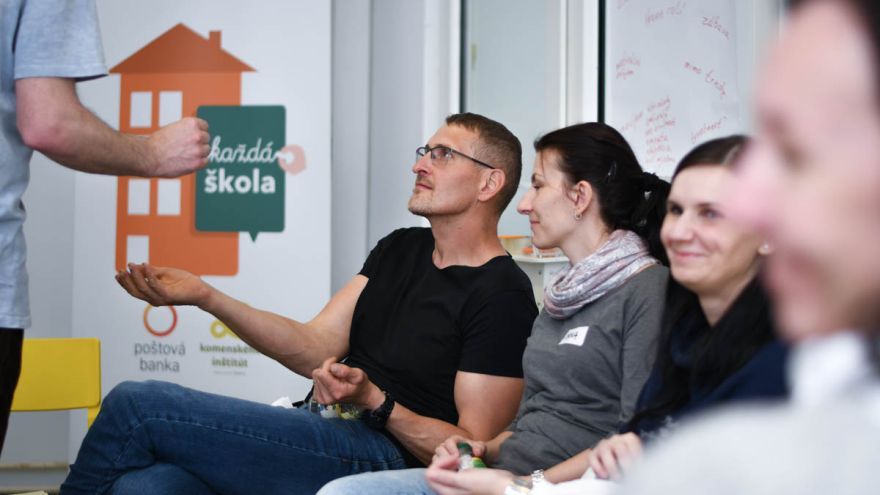 Workshop na tému Zážitková pedagogika realizovaný pre učiteľov v rámci programu Na každej škole záleží