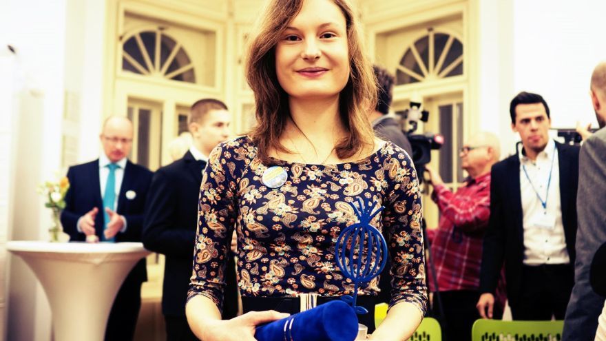 Nadaná Valentínka si len pred pár dňami odniesla ocenenie mladých talentov LEAF Award 2016. / Foto: Daniel Dluhý