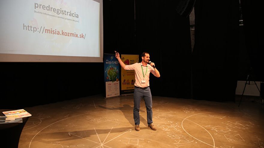 Otvorenie predregistrácie do projektu Misia modrá plenéta s Kozmixom v košickej Tabačke