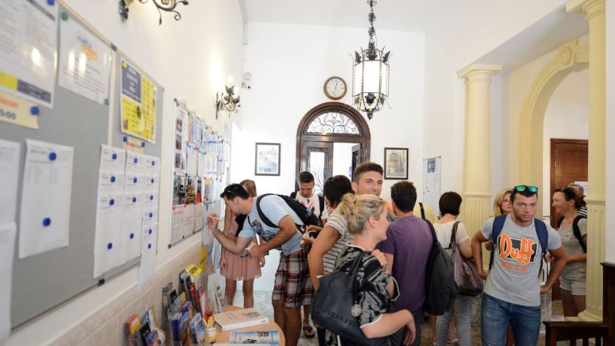 Škola Maltalingua, vstupná hala