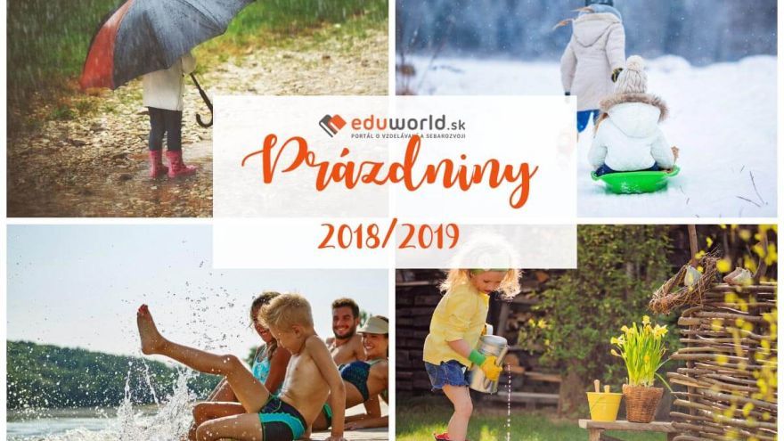 Termíny prázdnin v školskom roku 2018/2019