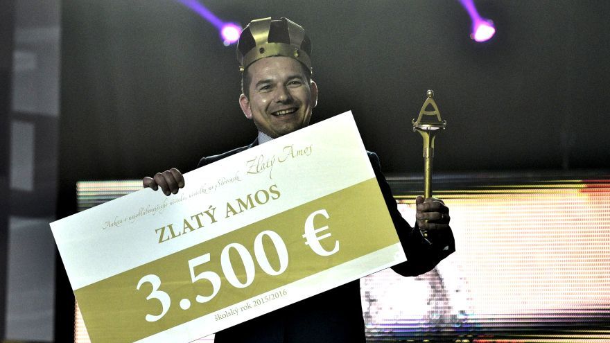 Zlatý Amos 2016: Najobľúbenejším učiteľom sa stal Maroš Jakim z Bratislavy