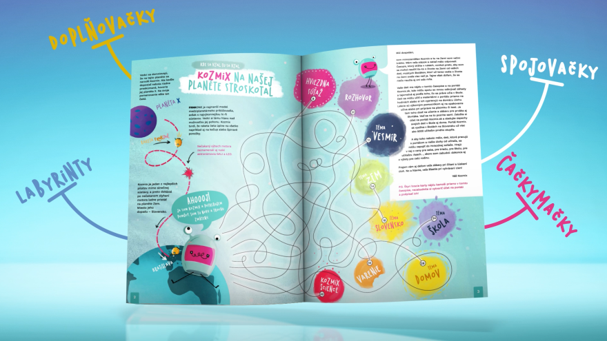 Kozmix – zábavný časopis pre zvedavé deti a veľká pomôcka pre učiteľa