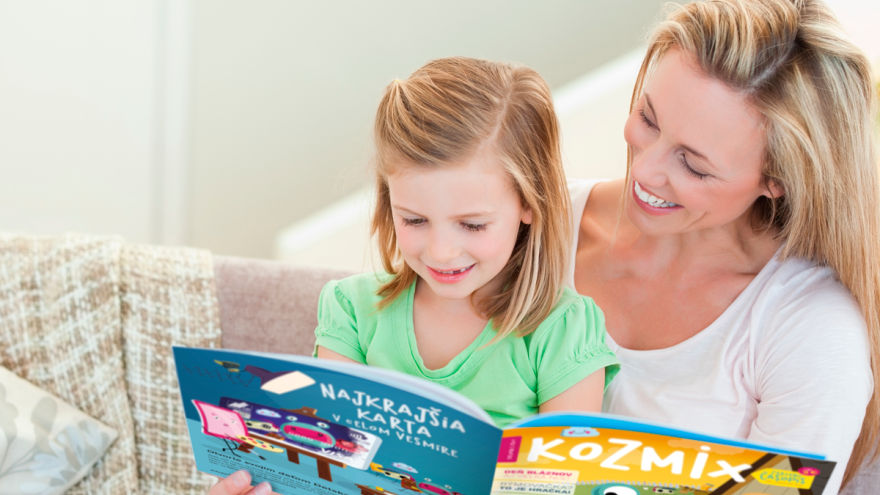 Časopis Kozmix nadväzuje na vyučovanie v školách a dopĺňa deťom informácie hravou formou. 