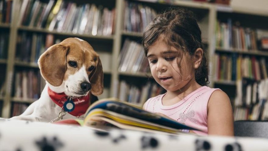 Aj psíky môžu napomáhať čítaniu detí