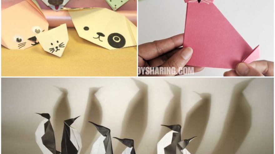 Jednoduché zvieracie origami, ktoré zvládnu aj vaše deti. 