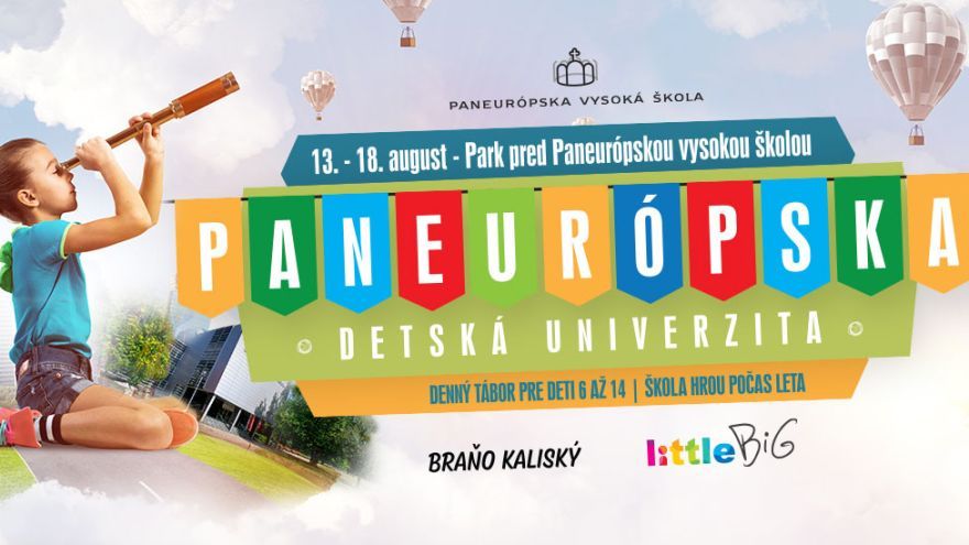 Paneurópska detská univerzita bude v lete 2018 po prvýkrát.