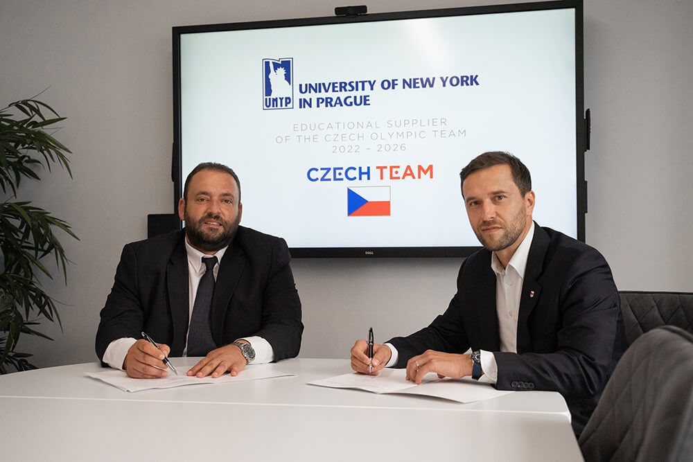 Sotiris Foutsis, generálny manažér UNYP a Petr Graclík