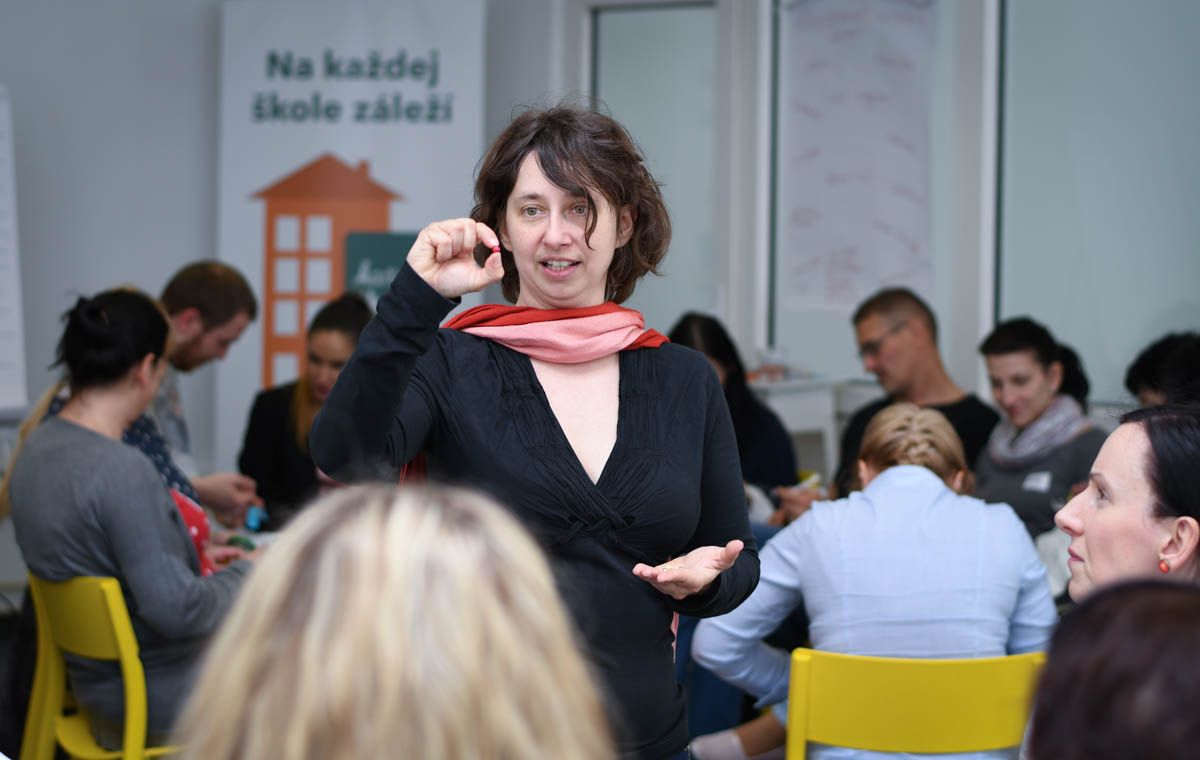 Workshop na tému Zážitková pedagogika realizovaný pre učiteľov v rámci programu Na každej škole záleží