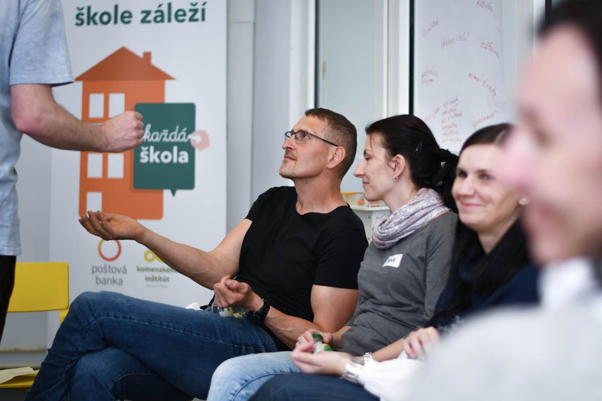 Workshop na tému Zážitková pedagogika realizovaný pre učiteľov v rámci programu Na každej škole záleží