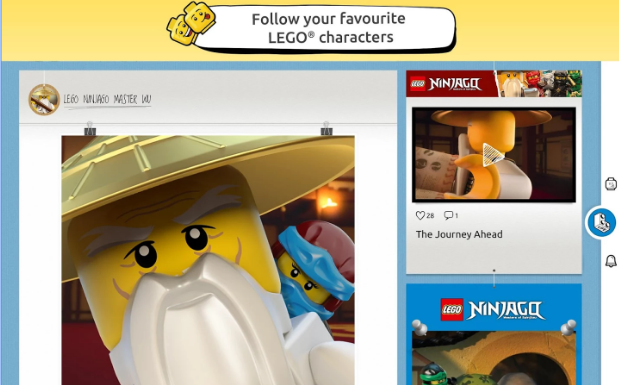 Majú vaše deti svoju obľúbenú lego postavičku? Tu môžu sledovať jej aktivity, baviť sa s ňou a inšpirovať sa.