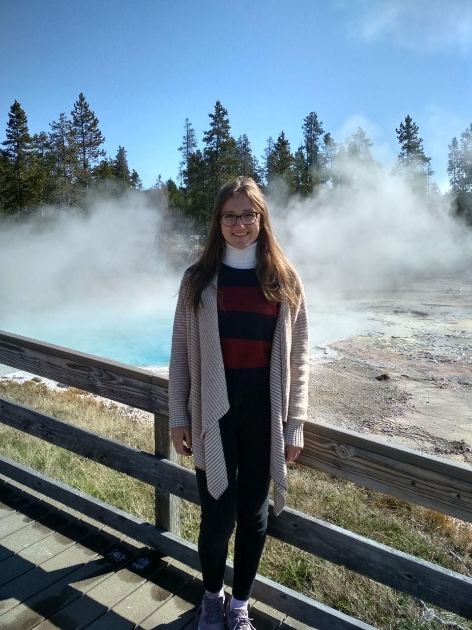 Štúdium na strednej škole v USA zadarmo - výlet na Yellowstone (/ Foto: Kristína Stieranková